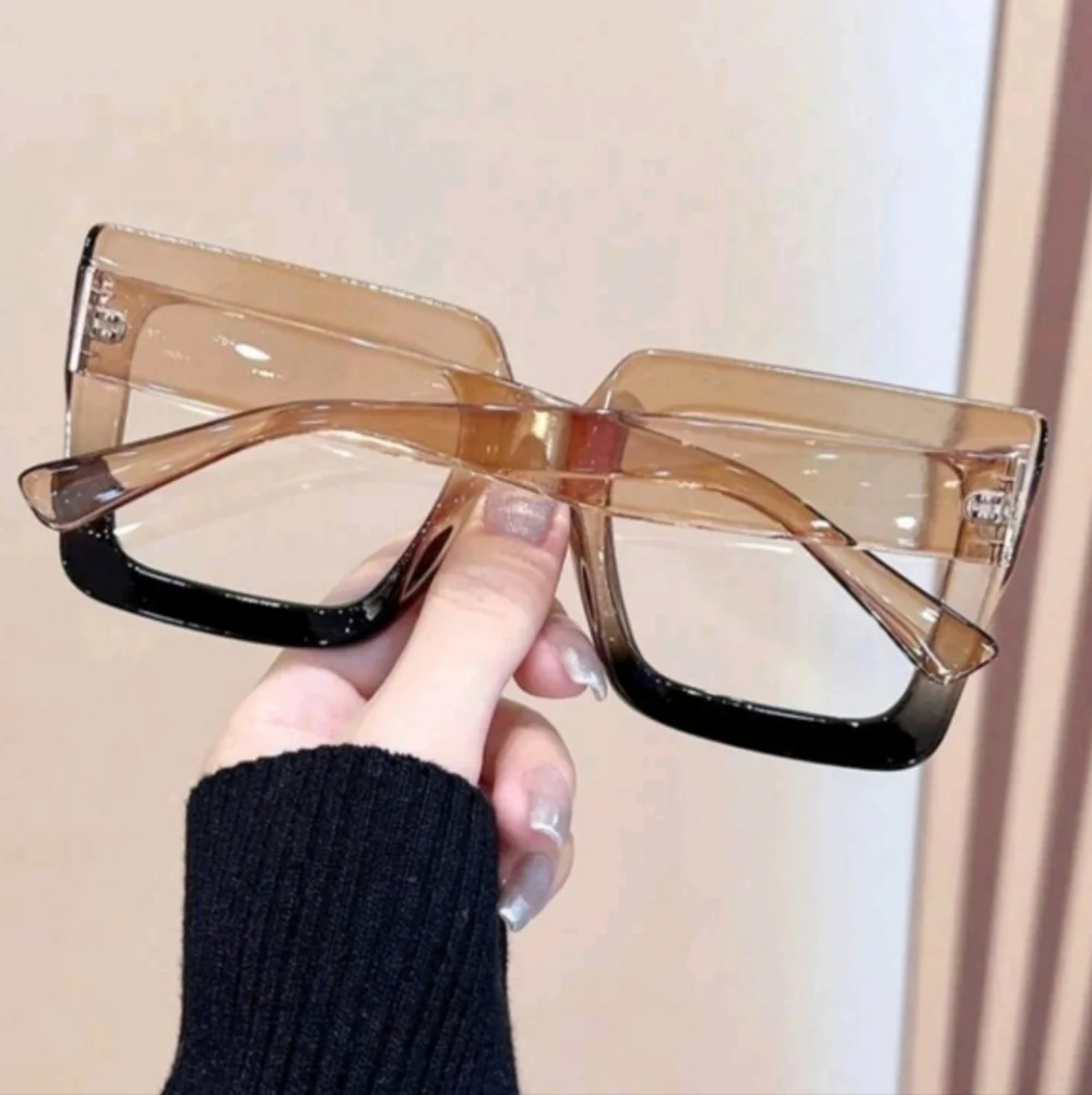 NEW Black and Brown Oversized Fashion Glasses